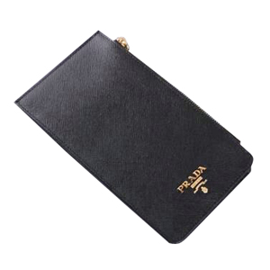 [스페셜오더]PRADA-BN3107 사피아노 카드지갑 블랙 남녀공용