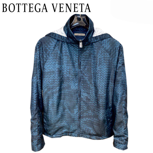 BOTTEGA VENETA-021910 보테가 베네타 네이비 바람막이 후드 쟈켓 남성용