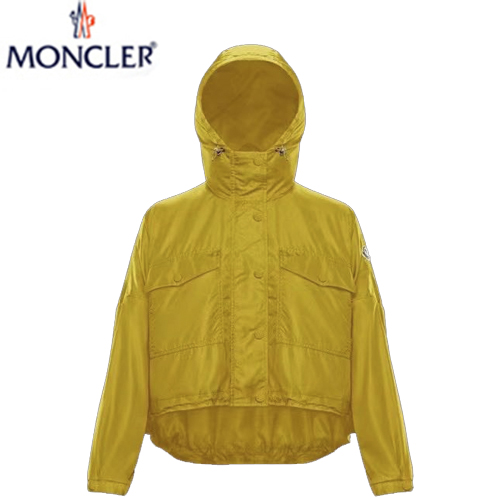 MONCLER-07058 몽클레어 옐로우 나일론 바람막이 후드 재킷 여성용