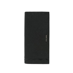 [스페셜오더]PRADA-2MV836 프라다 사피아노 가죽 블랙 인타르시아 장식 장지갑