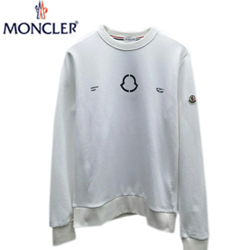 MONCLER-081711 몽클레어 화이트 프린트 장식 스웨트셔츠 남성용
