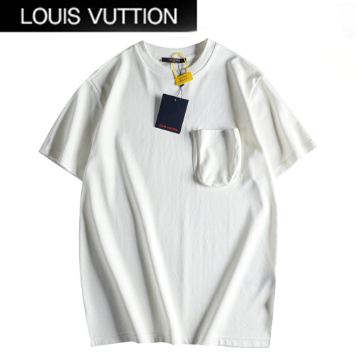 LOUIS VUITTON-041711 루이비통 화이트 모노그램 티셔츠 남여공용