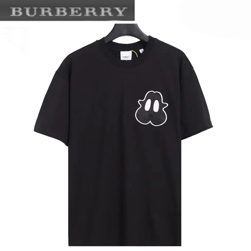 BURBERRY-05221 버버리 블랙 몬스터 아플리케 장식 티셔츠 남여공용