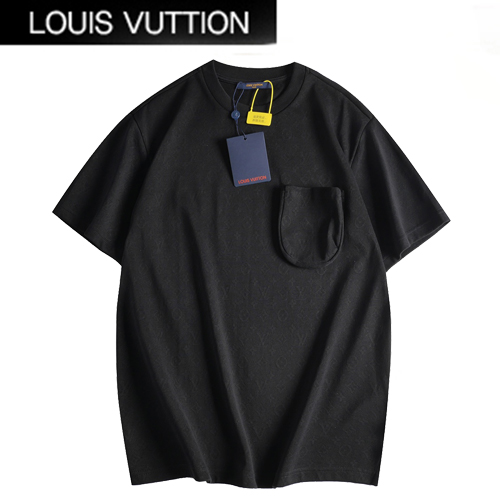 LOUIS VUITTON-041712 루이비통 블랙 모노그램 티셔츠 남여공용