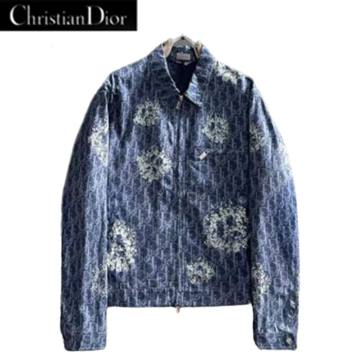 DIOR-092112 디올 네이비 Dior Oblique 데님 재킷 남성용