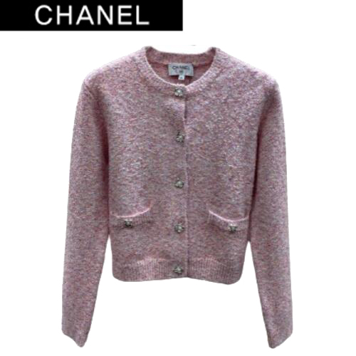 CHANEL-012113 샤넬 라이트 핑크 울 재킷 여성용
