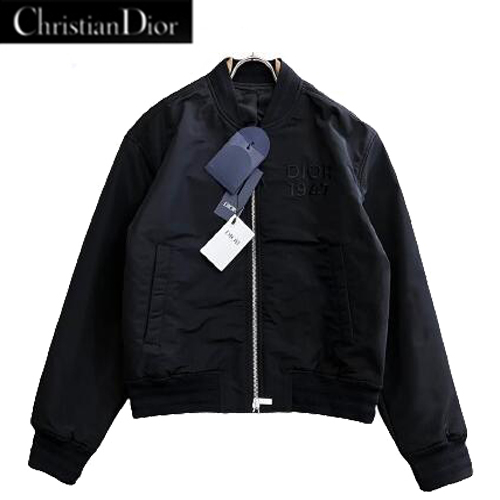 DIOR-032714 디올 블랙 아플리케 장식 봄버 재킷 남여공용
