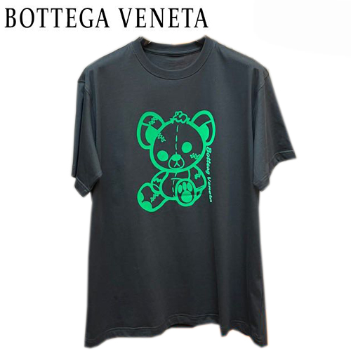 BOTTEGA VENETA-072714 보테가 베네타 블랙 프린트 장식 티셔츠 남여공용