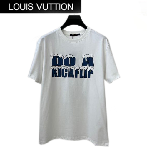 LOUIS VUITTON-071214 루이비통 아이보리 프린트 장식 티셔츠 남성용