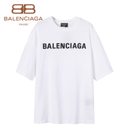 BALENCIAGA-062814 발렌시아가 화이트 BALENCIAGA 아플리케 장식 티셔츠 남성용