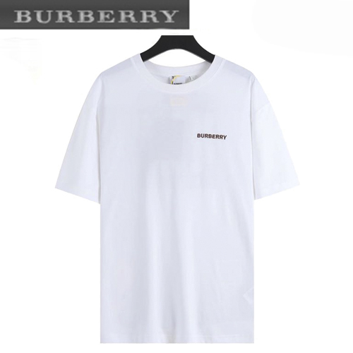 BURBERRY-071213 버버리 화이트 아플리케 장식 티셔츠 남여공용