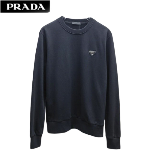 PRADA-081715 프라다 블랙 트라이앵글 로고 스웨트셔츠 남성용