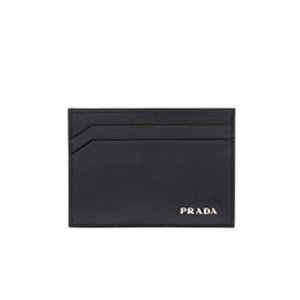 PRADA-2MC149 프라다 사피아노 가죽 신용카드 지갑 블랙 