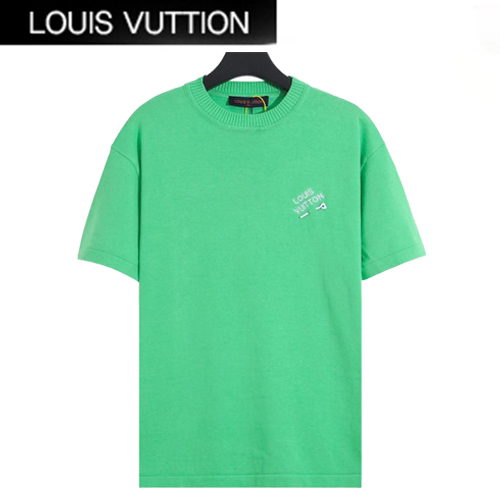 LOUIS VUITTON-062815 루이비통 그린 코튼 티셔츠 남여공용