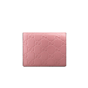 [스페셜오더]GUCCI-410120 5812 구찌 시그니처 카드 케이스 핑크 