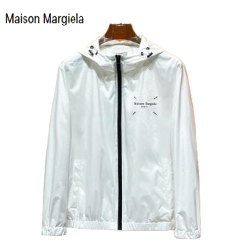 MAISON MARGIELA-041116 메종 마르지엘라 화이트 프린트 장식 바람막이 후드 재킷 남성용