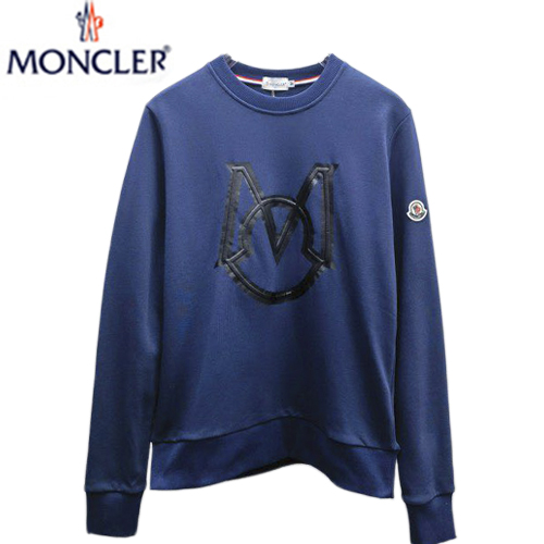 MONCLER-081716 몽클레어 네이비 프린트 장식 스웨트셔츠 남성용