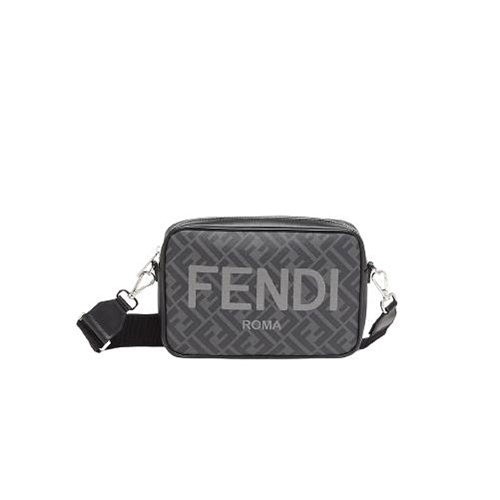[스페셜오더]FENDI-7M0286 펜디 블랙 FF 패브릭 카메라 케이스 백