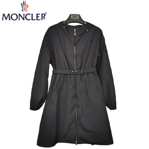 MONCLER-08071 몽클레어 블랙 나일론 바람막이 코트 여성용