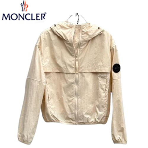 MONCLER-04081 몽클레어 라이트 핑크 나일론 바람막이 후드 재킷 여성용