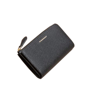 [스페셜오더]BURBERRY-40436591 버버리 그레이니 가죽 블랙 지퍼라운드 지갑