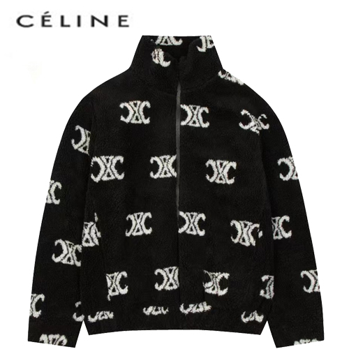 CELINE-11021 셀린느 블랙 시어링 재킷 남여공용