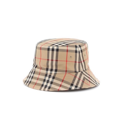 BURBERRY-8021508 버버리 빈티지 체크 코튼 남녀공용 버킷 모자