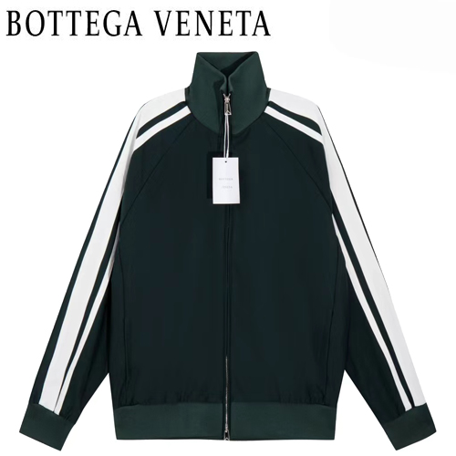 BOTTEGA VENETA-09072 보테가 베네타 그린 스트라이프 장식 스웨트재킷 남여공용