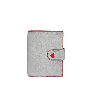 MIUMIU-5MV016 미우미우 크롬 고트스킨 하트 디테일 지갑