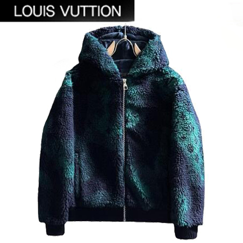 LOUIS VUITTON-11232 루이비통 블랙/그린 시어링 재킷 남여공용