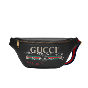 [스페셜오더]GUCCI-493869 8131 구찌 Gucci Coco Capitan 프린트 가죽 벨트 백 블랙