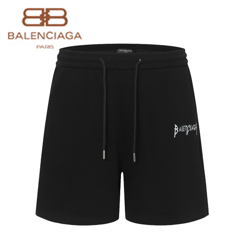 BALENCIAGA-04183 발렌시아가 블랙 프린트 장식 스웨트쇼츠 남여공용