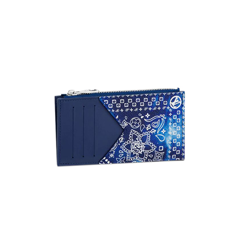 [스페셜오더]LOUIS VUITTON-M81432 루이비통 블루 모노그램 반다나 코인 카드 홀더