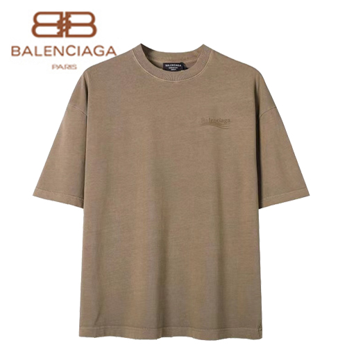 BALENCIAGA-06063 발렌시아가 카멜 프린트 장식 티셔츠 남여공용