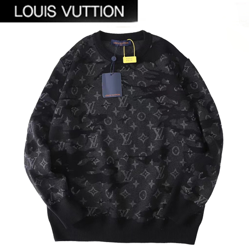 LOUIS VUITTON-11063 루이비통 블랙 모노그램 스웨터 남여공용