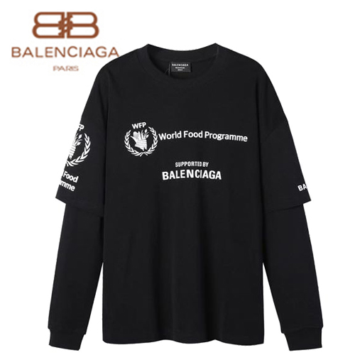 BALENCIAGA-08154 발렌시아가 블랙 WFP 스웨트셔츠 남여공용