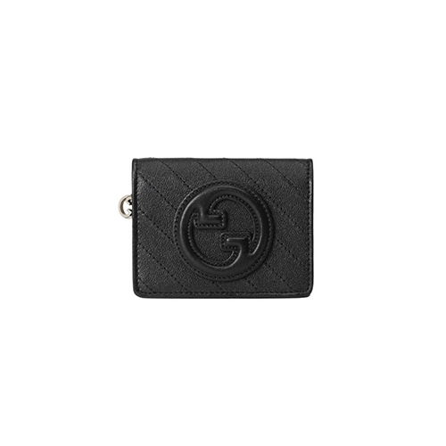 [스페셜오더]GUCCI-760317 1000 구찌 블랙 구찌 블론디 카드 케이스 지갑