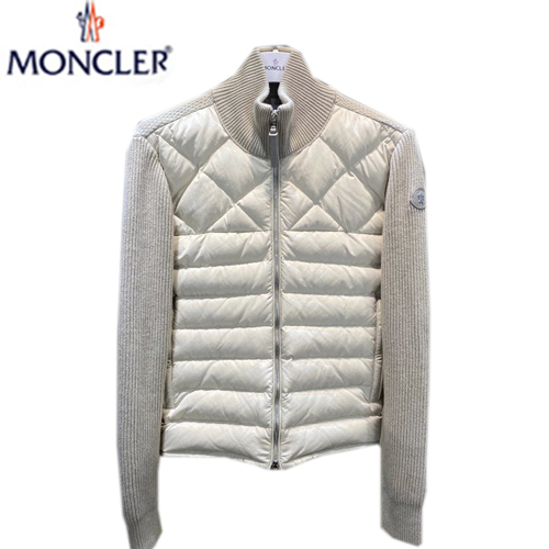 MONCLER-08141 몽클레어 아이보리 퀄팅 재킷 남성용