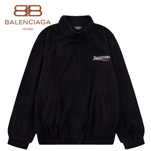 BALENCIAGA-09205 발렌시아가 블랙 울 아플리케 장식 재킷 남여공용