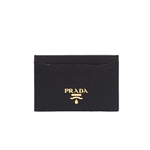 PRADA-1MC208 프라다 사피아노 가죽 블랙 카드 지갑