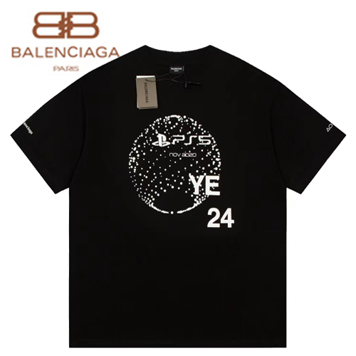 BALENCIAGA-06226 발렌시아가 블랙 PlayStation 5 티셔츠 남여공용