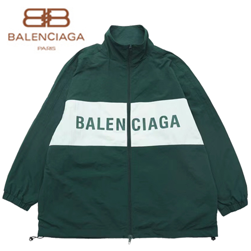 BALENCIAGA-08238 발렌시아가 그린 프린트 장식 바람막이 재킷 남여공용