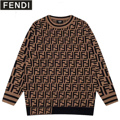 FENDI-11088 펜디 브라운 더블 F 스웨터 여성용