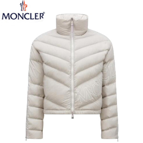 MONCLER-I10931 몽클레어 라이트 그레이 Vonnes 쇼트 다운 재킷 여성용