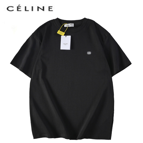 CELINE-04178 셀린느 블랙 코튼 티셔츠 남여공용