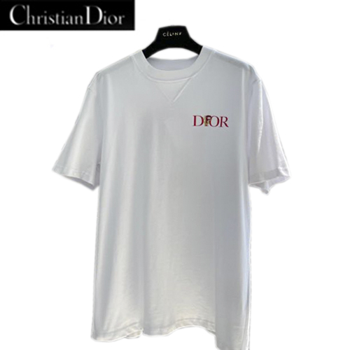 DIOR-07278 디올 화이트 Dior Jardin 티셔츠 남성용