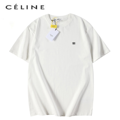 CELINE-04179 셀린느 화이트 코튼 티셔츠 남여공용