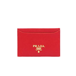 PRADA-1MC208 프라다 사피아노 가죽 레드 카드 지갑