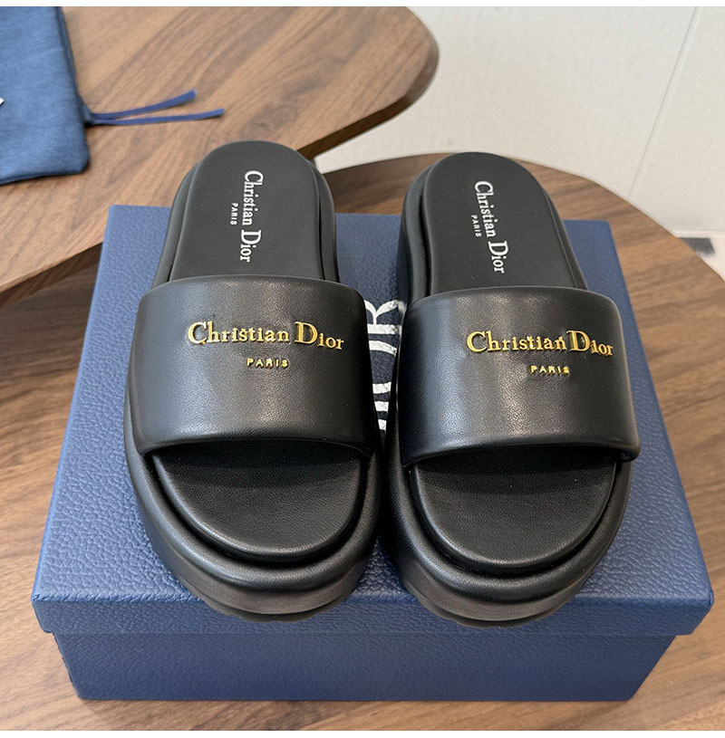 DIOR-05233 디올 2026ss 여성용 플랫폼 슬리퍼