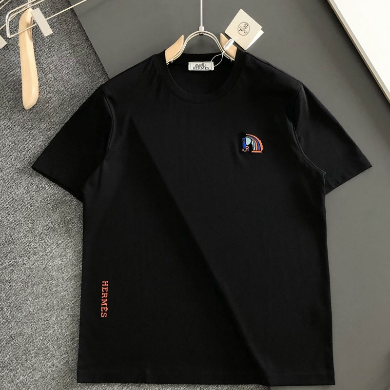 HERMES-04137 에르메스 2026 스프링/서머 최신 반팔 크루넥 티셔츠